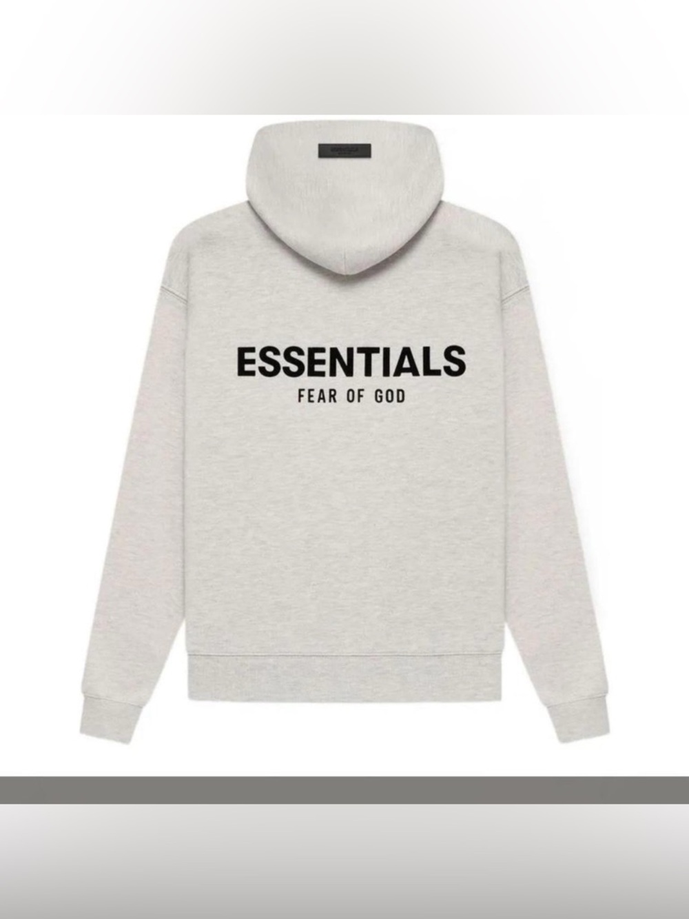 Authentic Unisex Fear of God Essentials Xs Light oatmeal hoodie